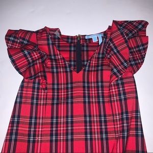 Red Plaid Draper James Dress